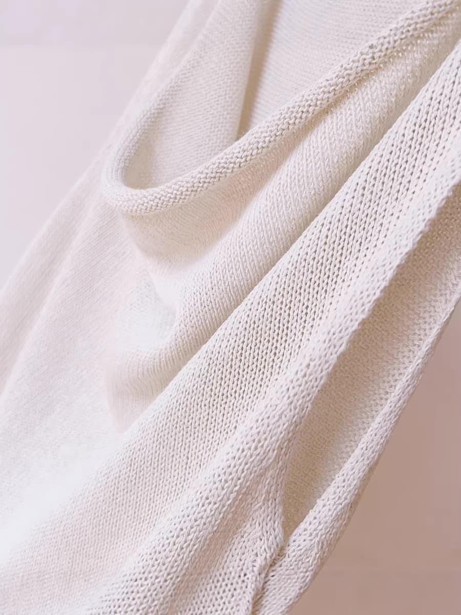 Silk small design knitted breathable sweater sleevless, tank top 4