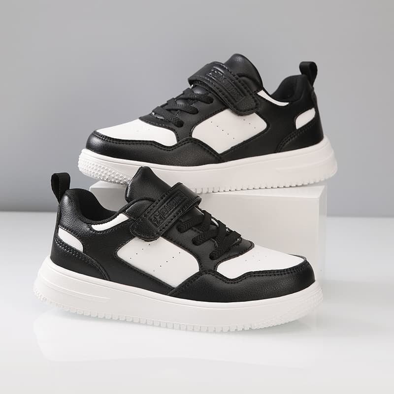 White children's white sneakers for boys for students 3