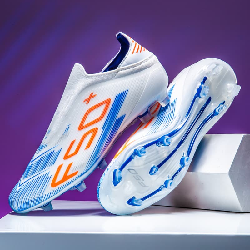 2026 World Cup Men's and Women's AG Long Spike Football Shoes New Seamless F50 Broken Spike Outdoor Football Boots 1