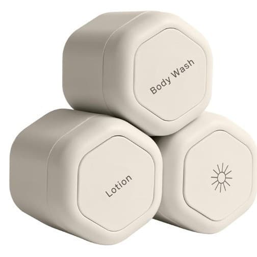 Handheld cosmetic container, storage system for traveling, bottle, sun protection cream, storage box 2