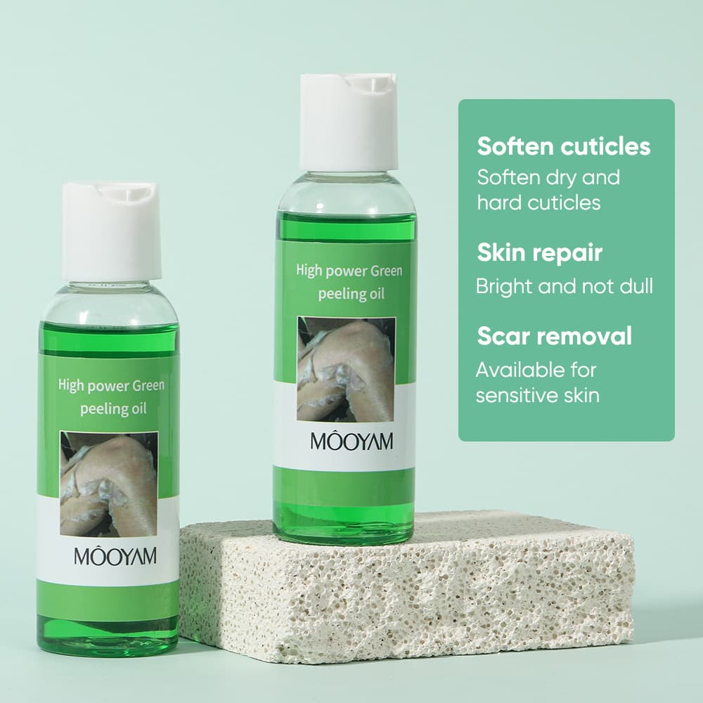 Detachable green exfoliating whitening medical oil full body for face, peeling 2