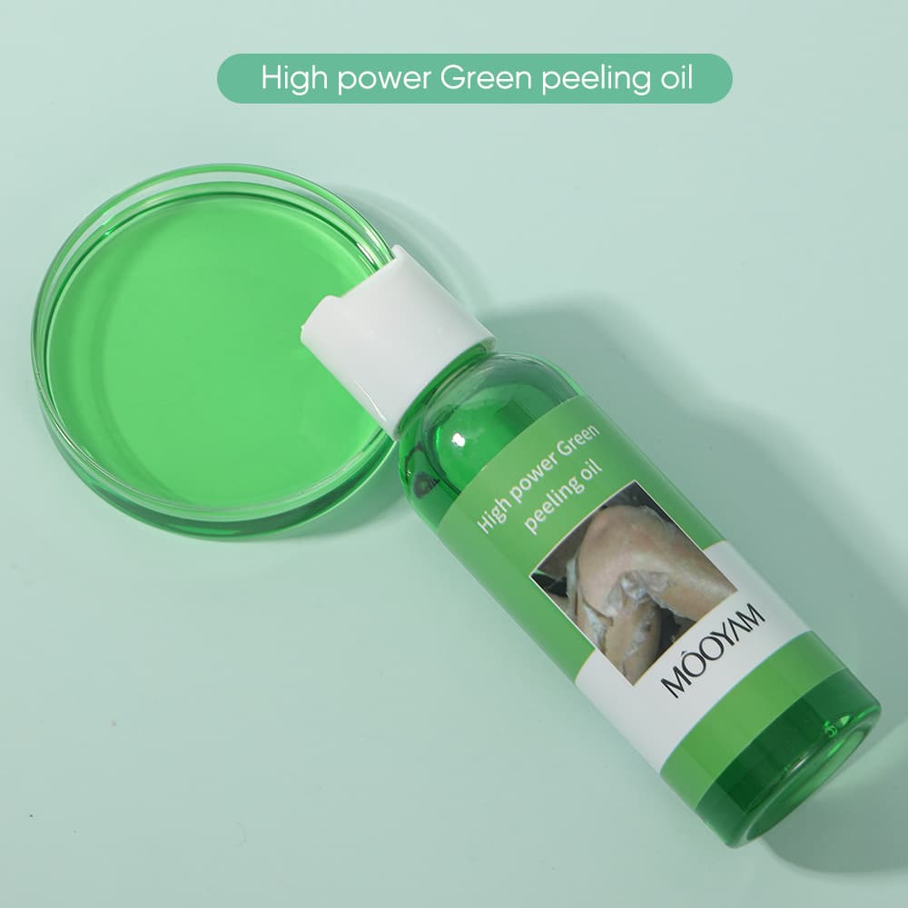 Detachable green exfoliating whitening medical oil full body for face, peeling 3