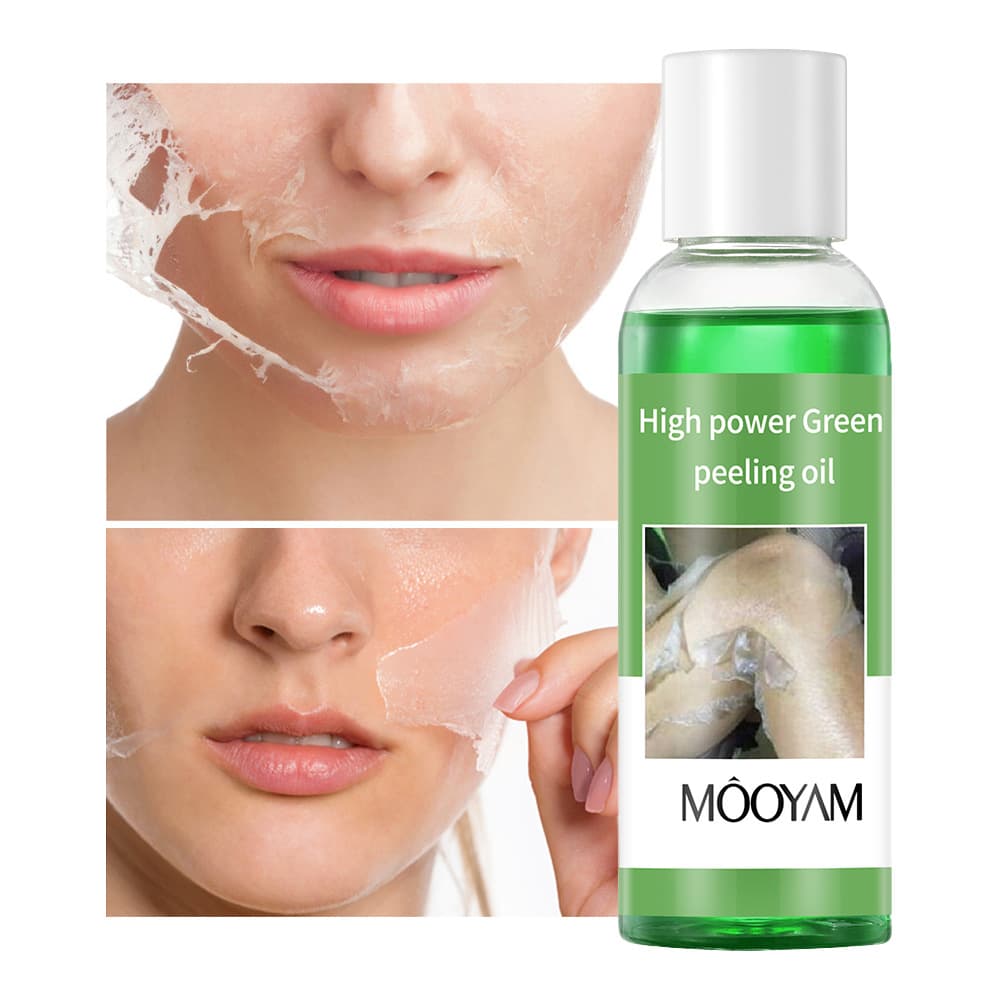 Detachable green exfoliating whitening medical oil full body for face, peeling 1