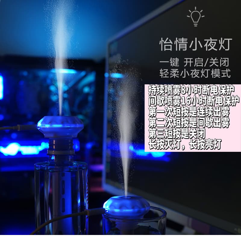 USB Mini Travel Humidifier Spray Bottle 3