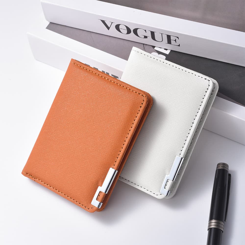(Cross-border trading), ultra thin wallet, short men's universal card holder, metallic color 1