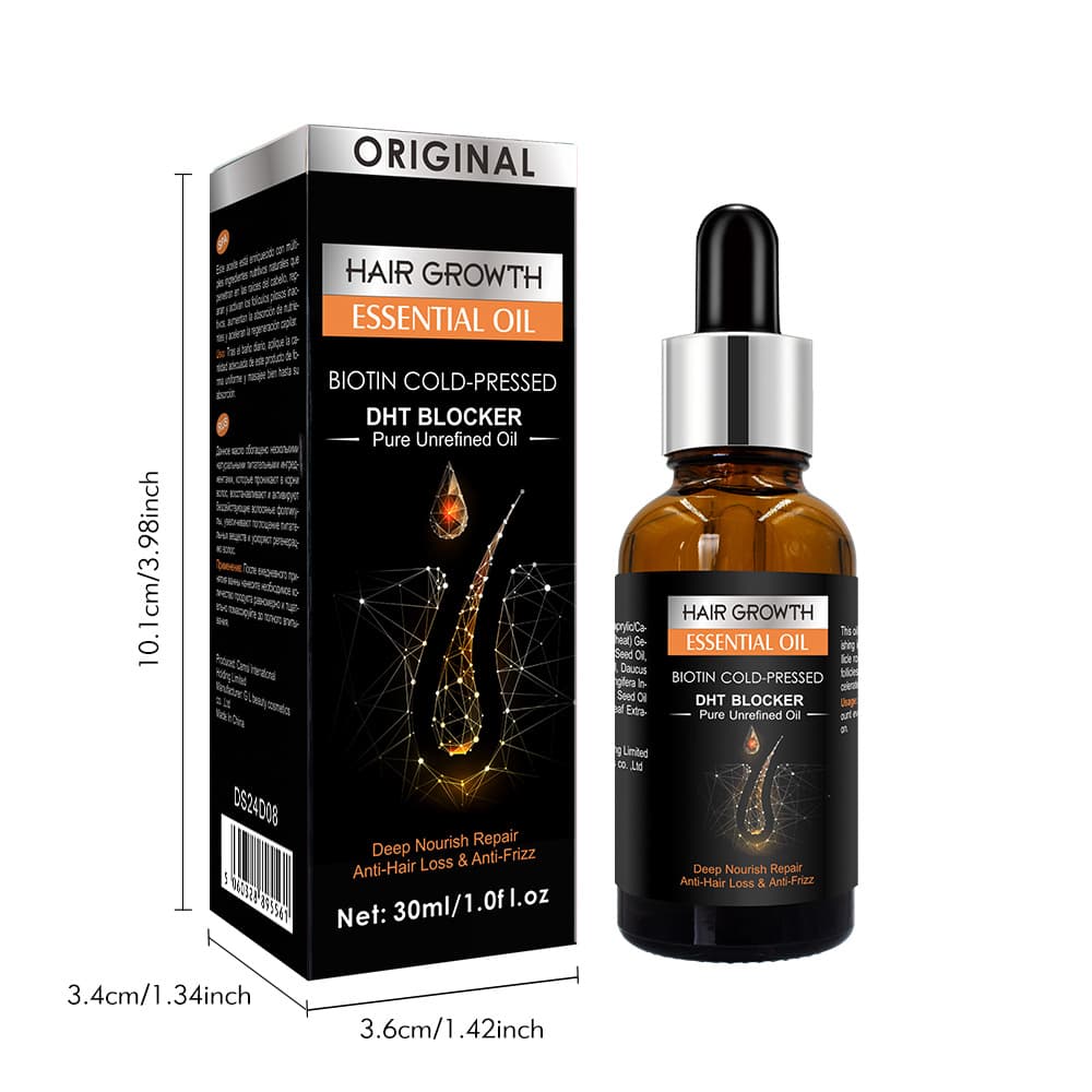 (Cross-border trading), (Wholesale), medical hair oil with ginger for scalp, non-washable massager, self-care, for hair care 5