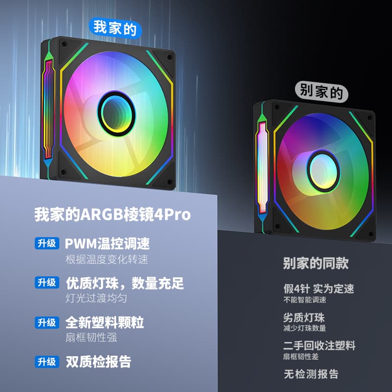 Prism, laptop, air fan, 12cm 4