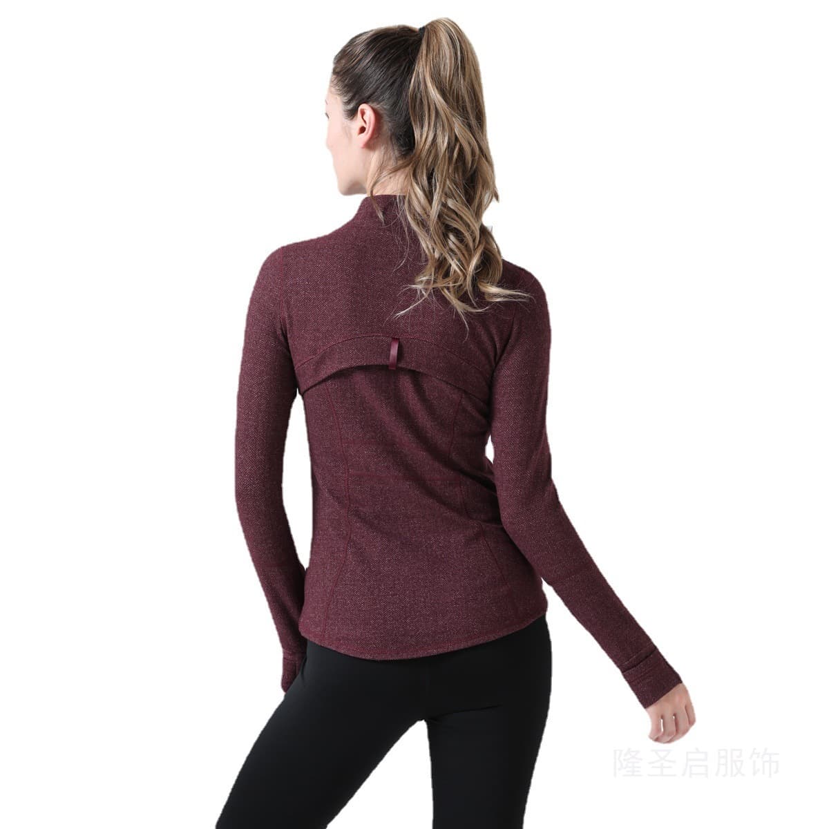 Sports jacket, stretch yoga long sleeved top 5