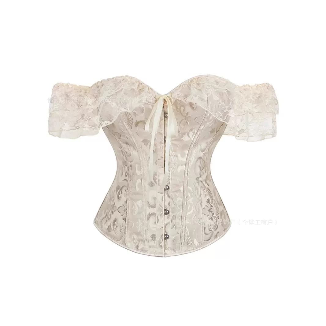 Supporting dress for bride, lace brace, waist belt, internet celebrity, tight 3
