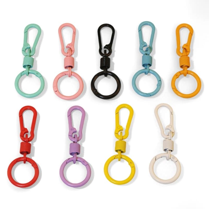 Set, keychain, climbing accessory with accessories, creative pendant, 3 piece set, DIY 1