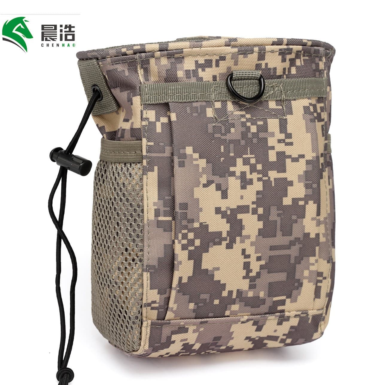 Chenhao small recycling bag military fan tactical bag accessories waist bag outdoor camping supplies bag storage outdoor storage camouflage 4