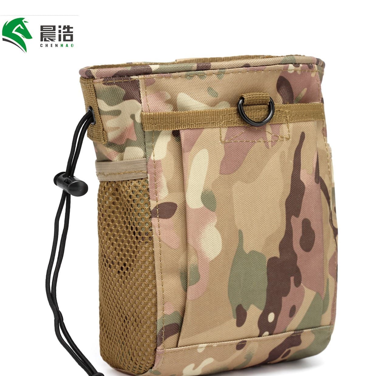 Chenhao small recycling bag military fan tactical bag accessories waist bag outdoor camping supplies bag storage outdoor storage camouflage 5