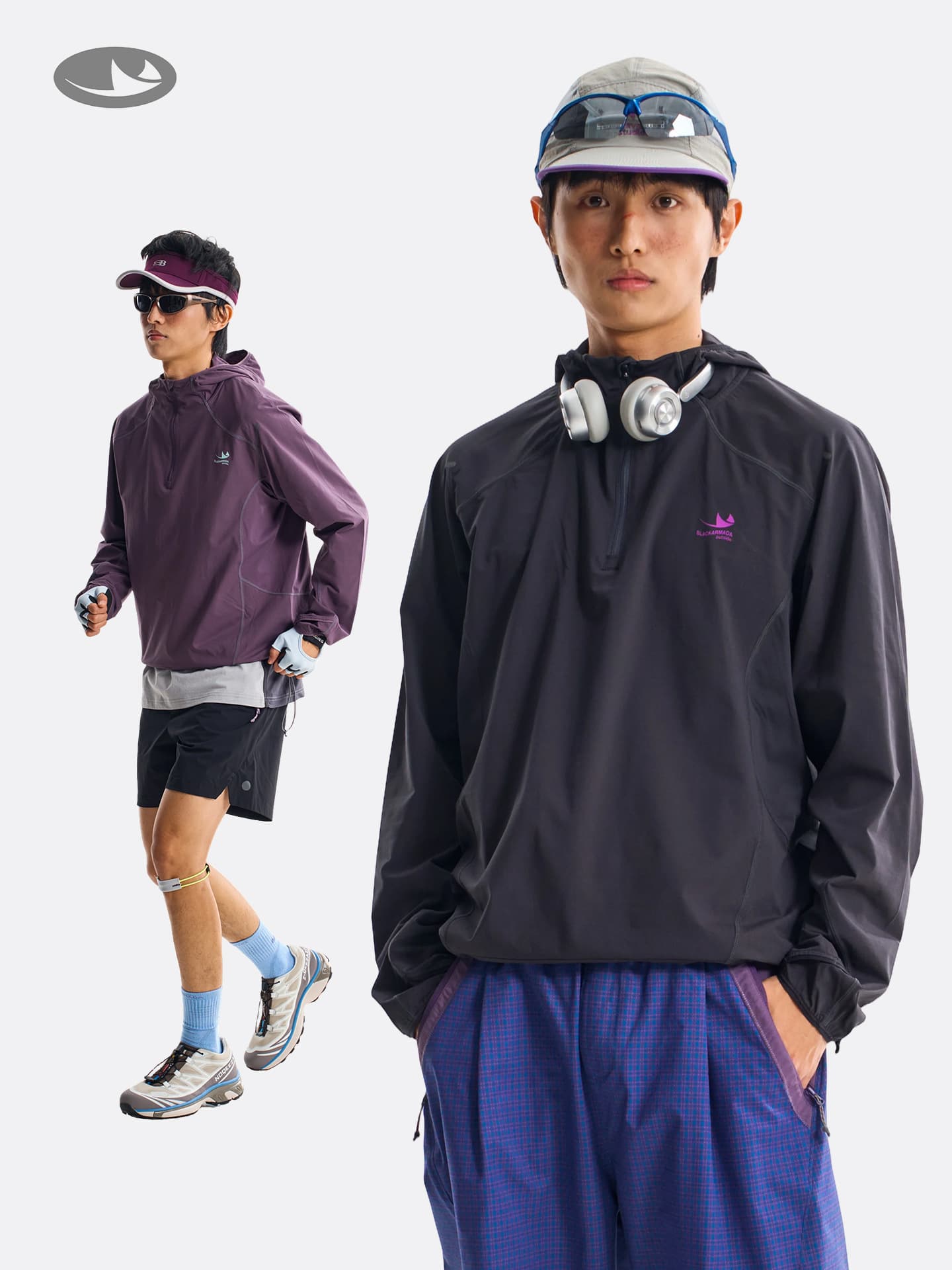 Thin lightweight hoody for men and women, quick dry breathable travel sports long-sleeve, suitable for spring and autumn 3
