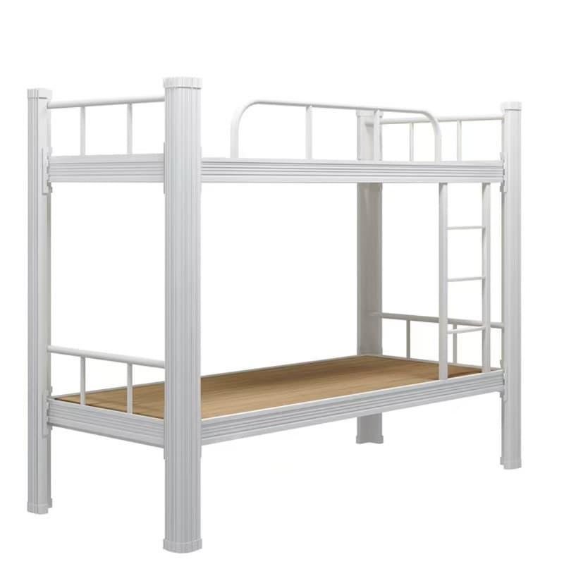 Upper and lower bed iron frame high and low bed steel frame upper and lower bunk apartment bed staff student dormitory steel thickened iron profile 5