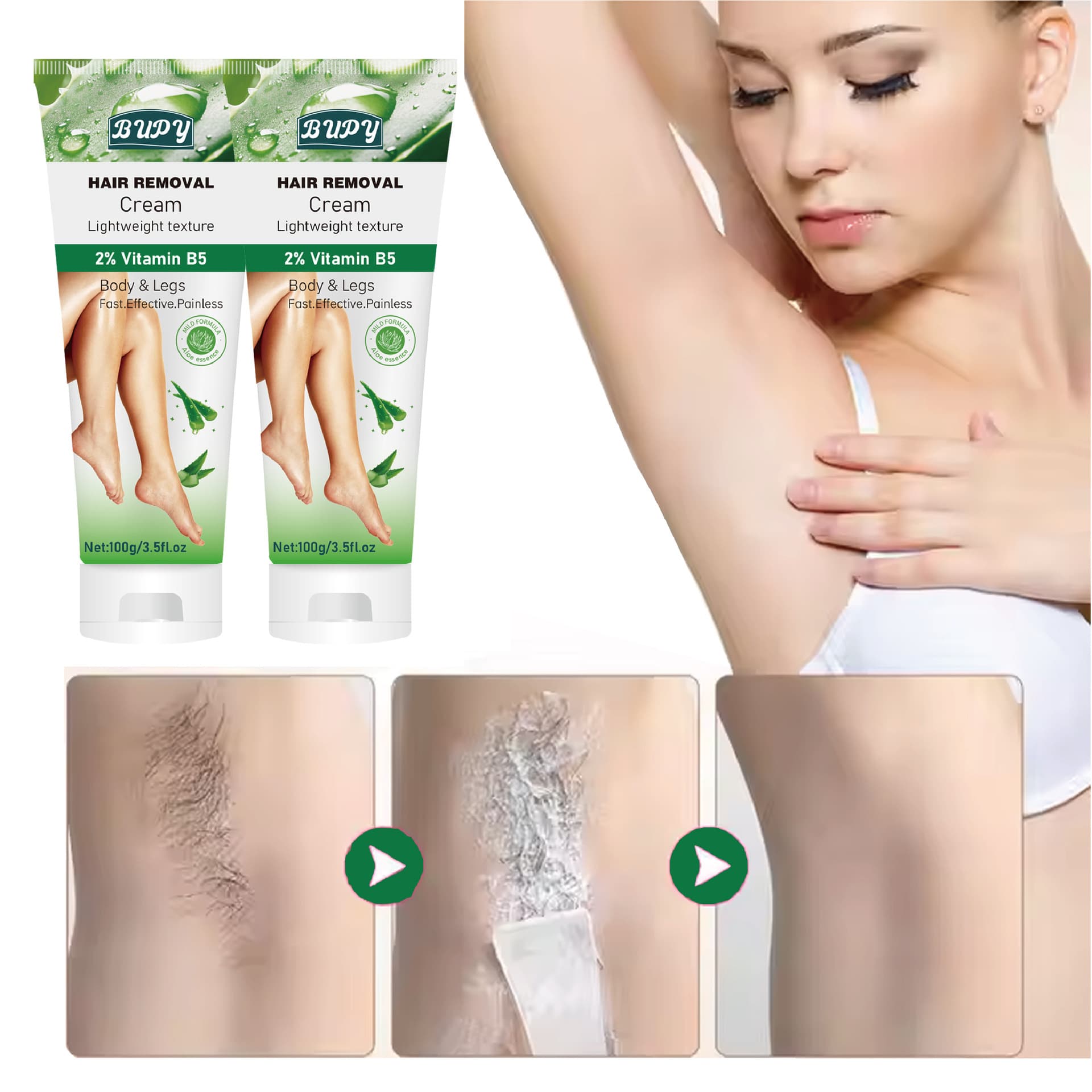 (Cross-border trading), aloe vera gel, fast hair removal cream 1