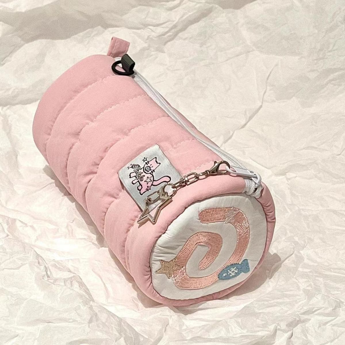 Fresh brand pencil case, cute capacious storage bag for students, stationery 1