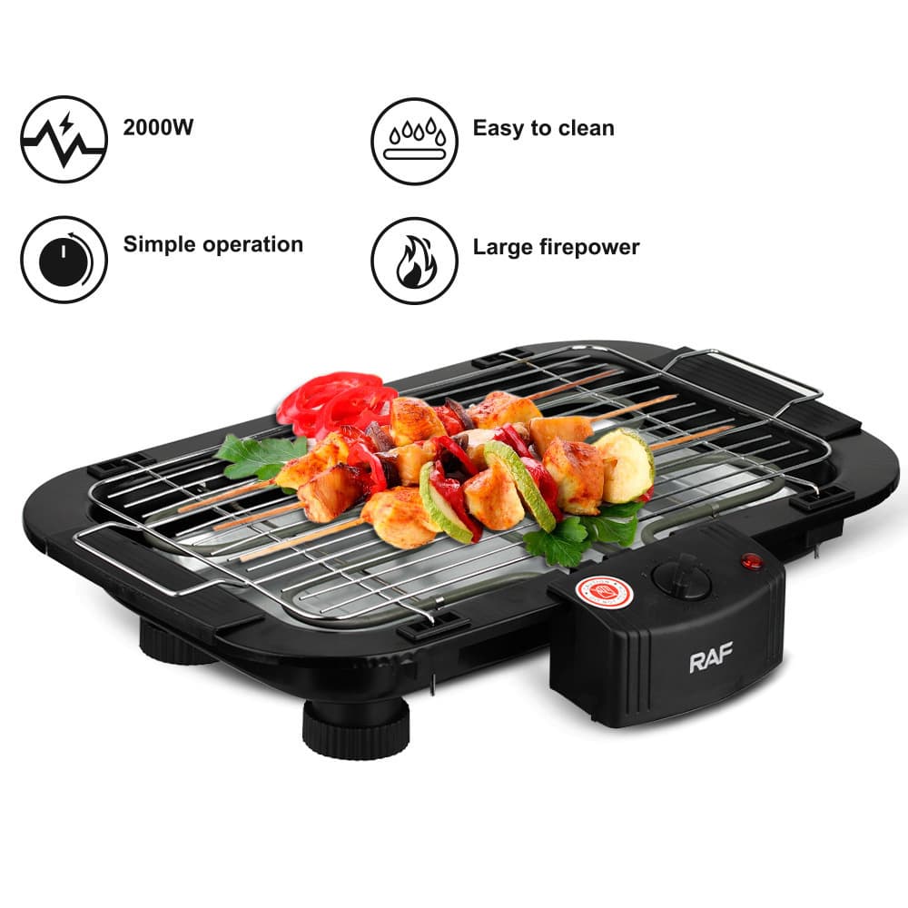 Cross-border European and American household electric barbecue grills, outdoor barbecue machines, popular electric grills for dinner parties, small appliances barbecue 2