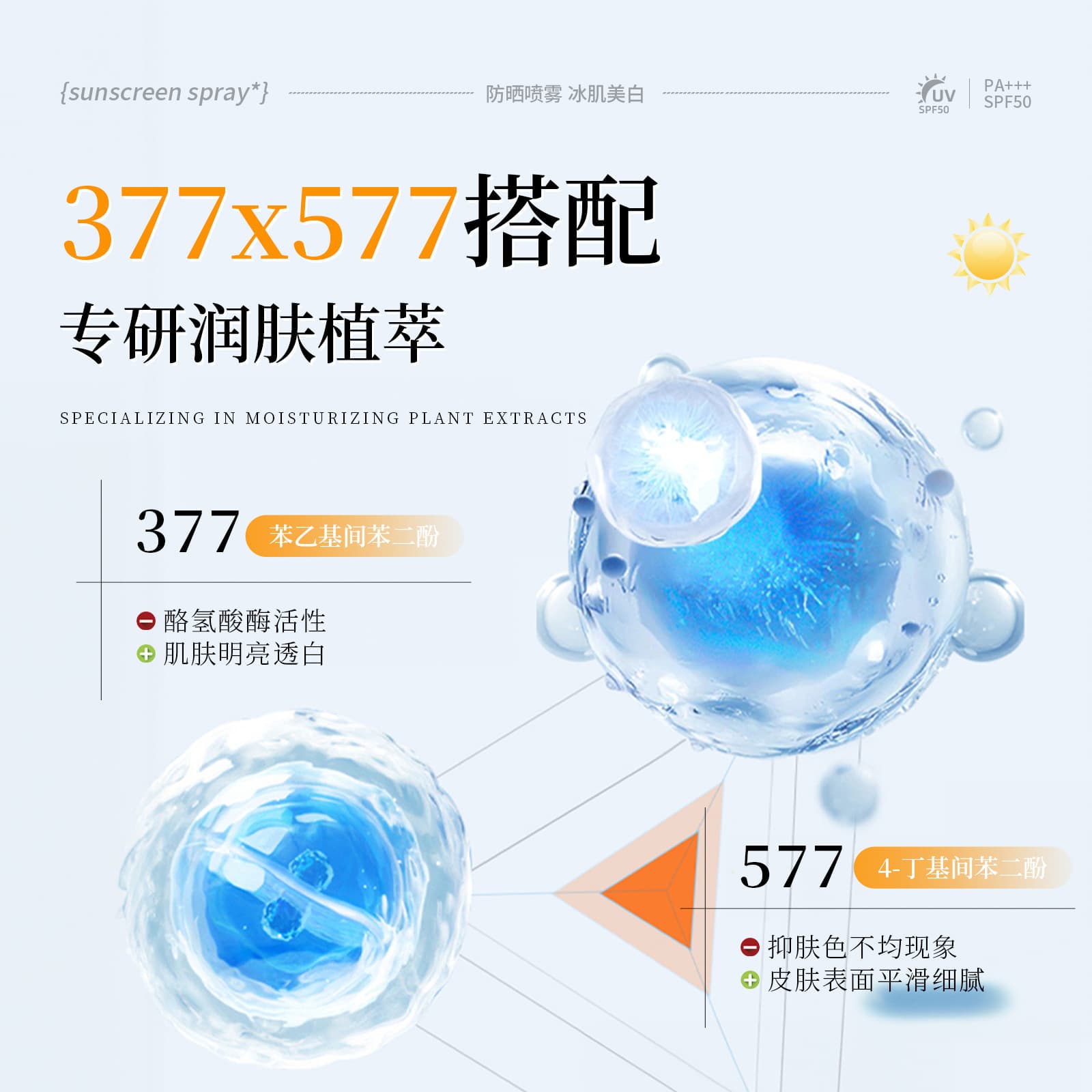 Brightening Waterproof UF Protection Sun Cream 3