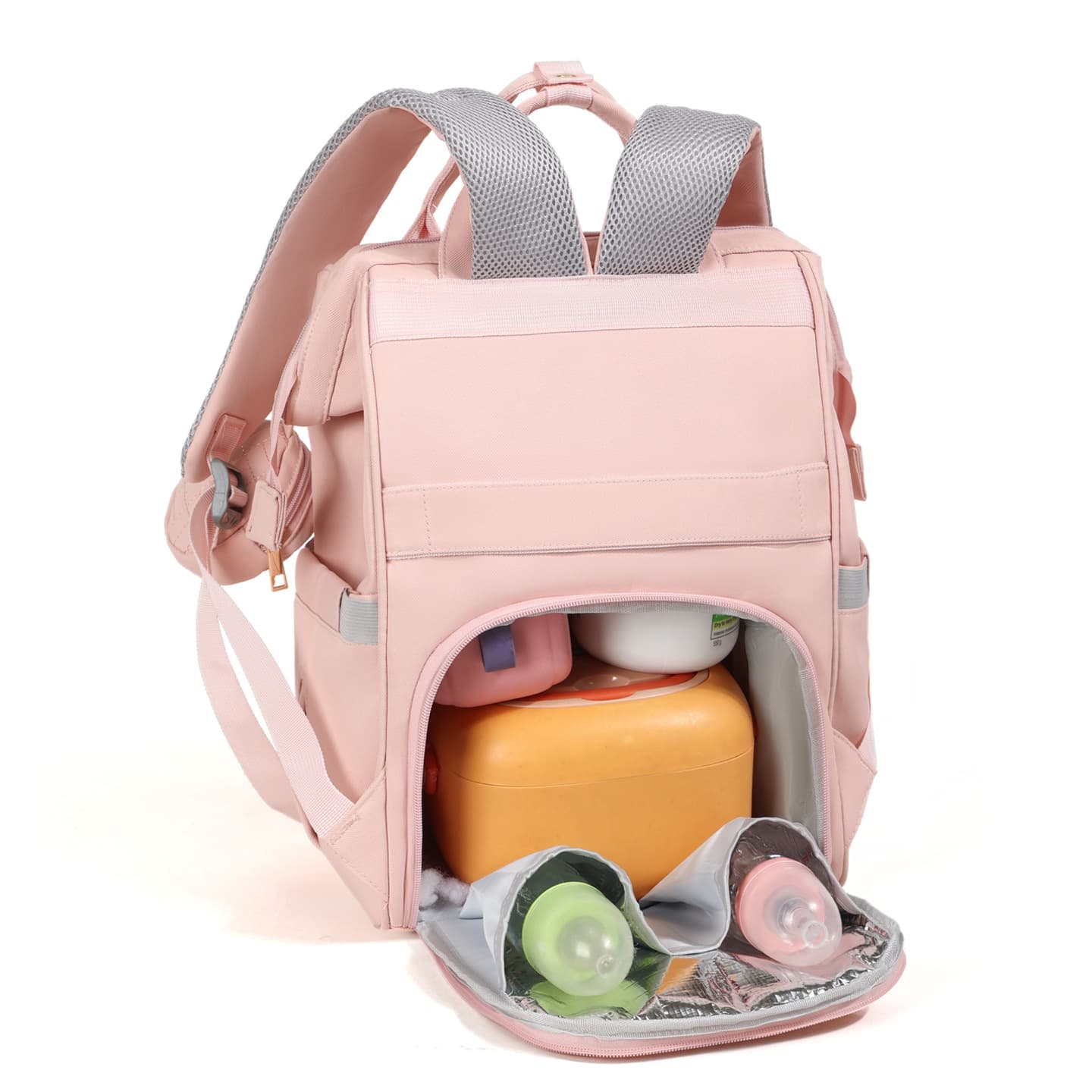 (Cross-border trading), children's milk warmer for mother and baby, capacious backpack wet and dry separation, set, shoulder bag 5