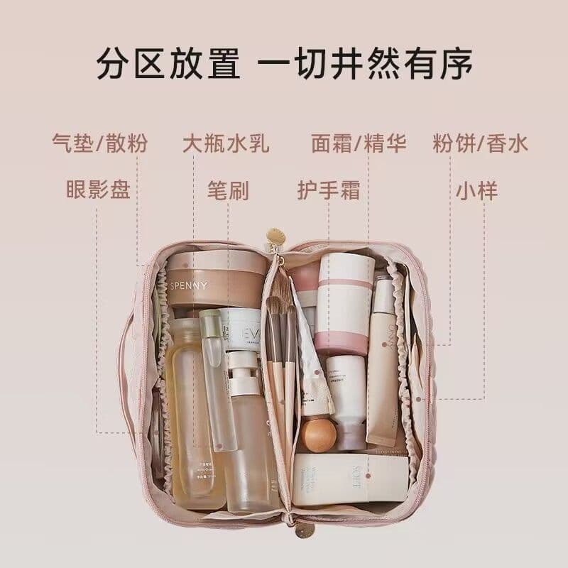 Cosmetic bag, handheld shoulder bag, rostometer for traveling, capacious organizer bag 3