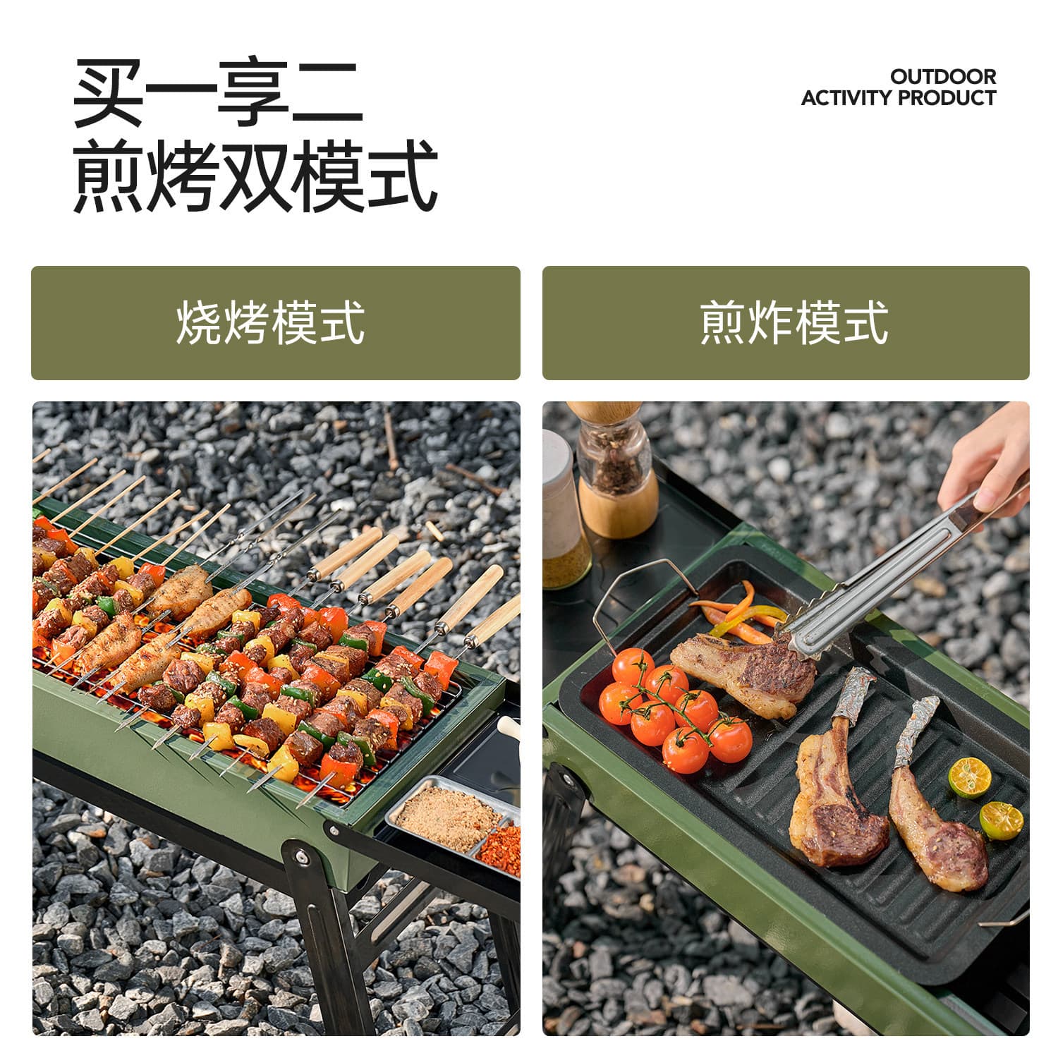 Barbecue oven outdoor smokeless folding grilling rack Small furnace Furnishing courtyard charcoal grilled stove portable oven barbecue machine 4