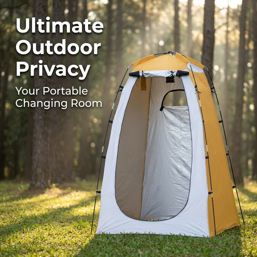Travel handheld tent for camping for bath for swimming 1