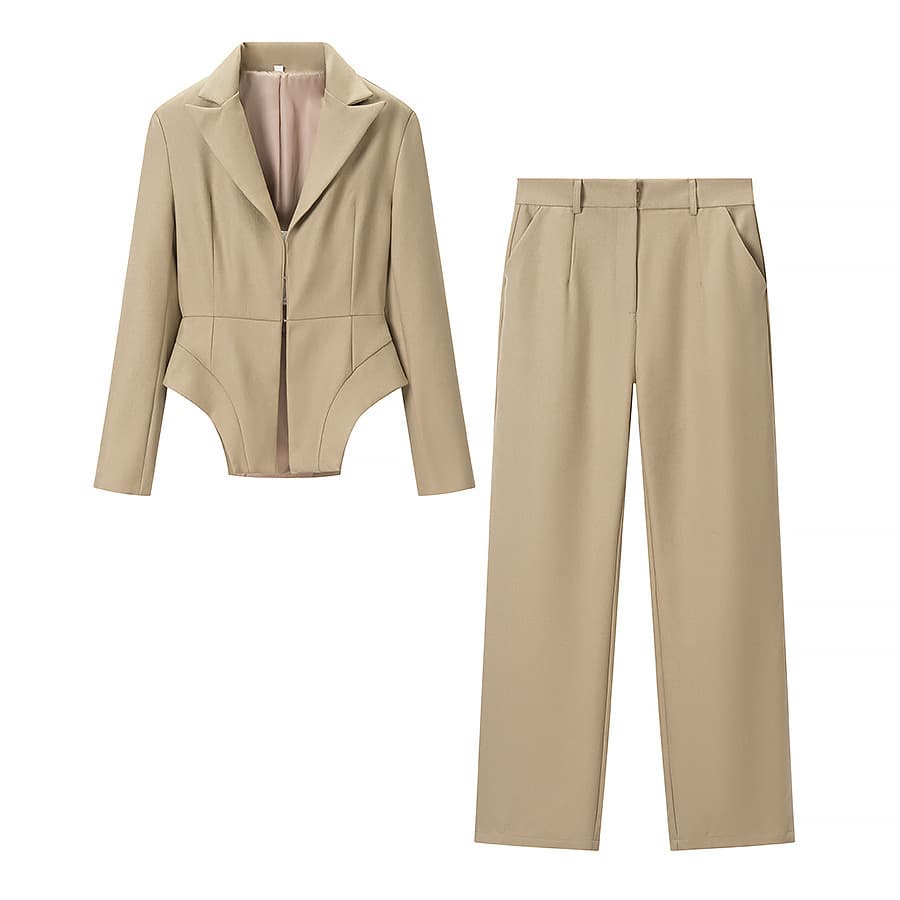 Universal fashionable overall, trousers, set, European style, city style, western style 5