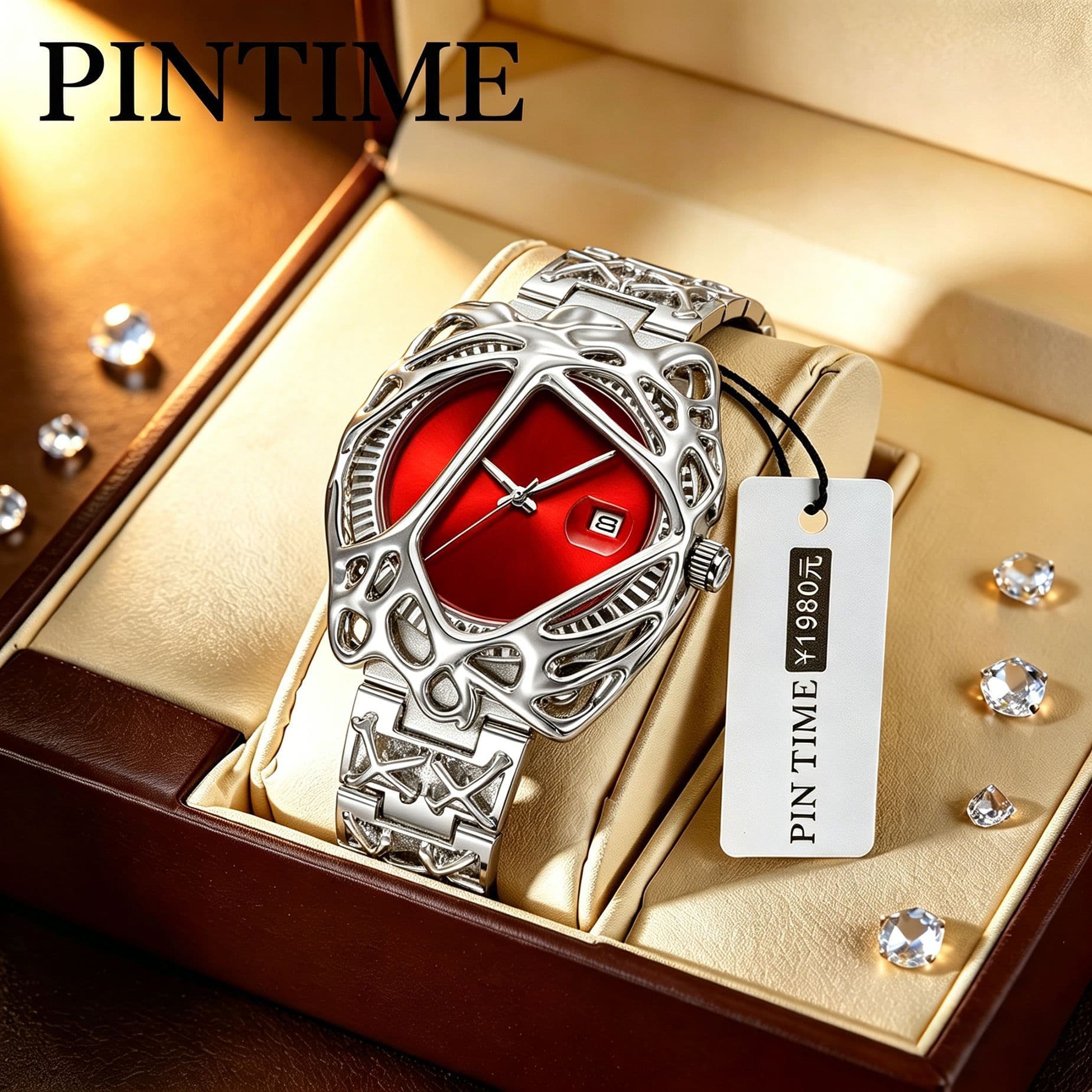 (Cross-border trading), watch, retro universal quartz watches for men and women, 2 carat 1