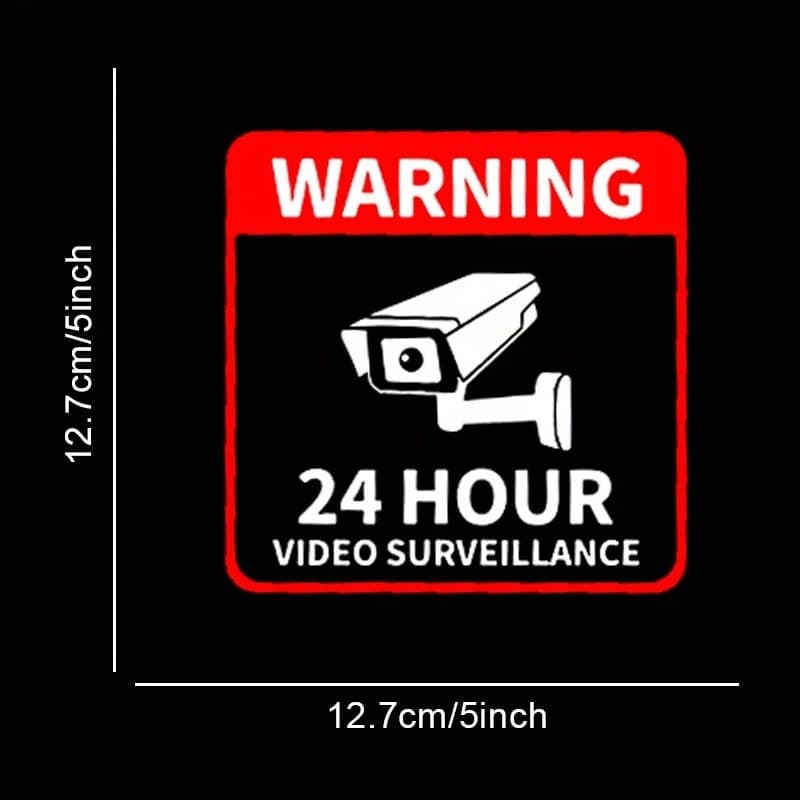 Monitor, high quality sticker, safe CCTV camera 2