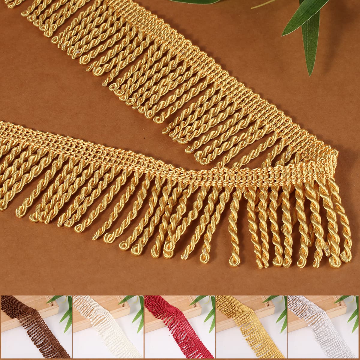 Tassel lace curtain twisted row sofa edge 11cm row tassel beach umbrella edge decorative rope row hanging tassel wide lace 2