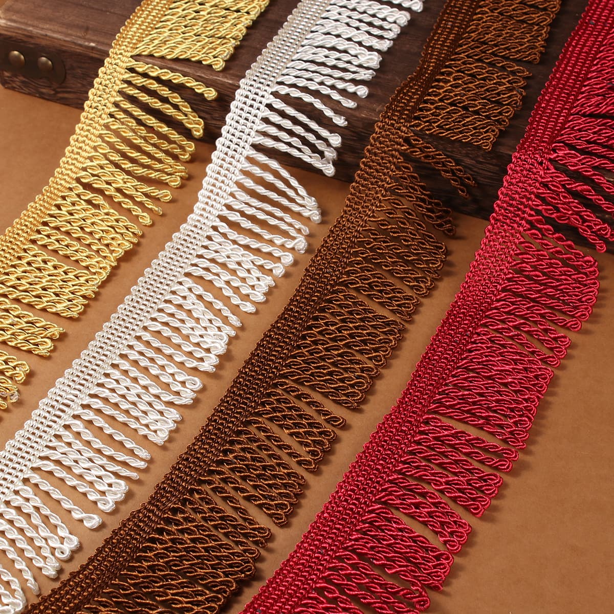 Tassel lace curtain twisted row sofa edge 11cm row tassel beach umbrella edge decorative rope row hanging tassel wide lace 3