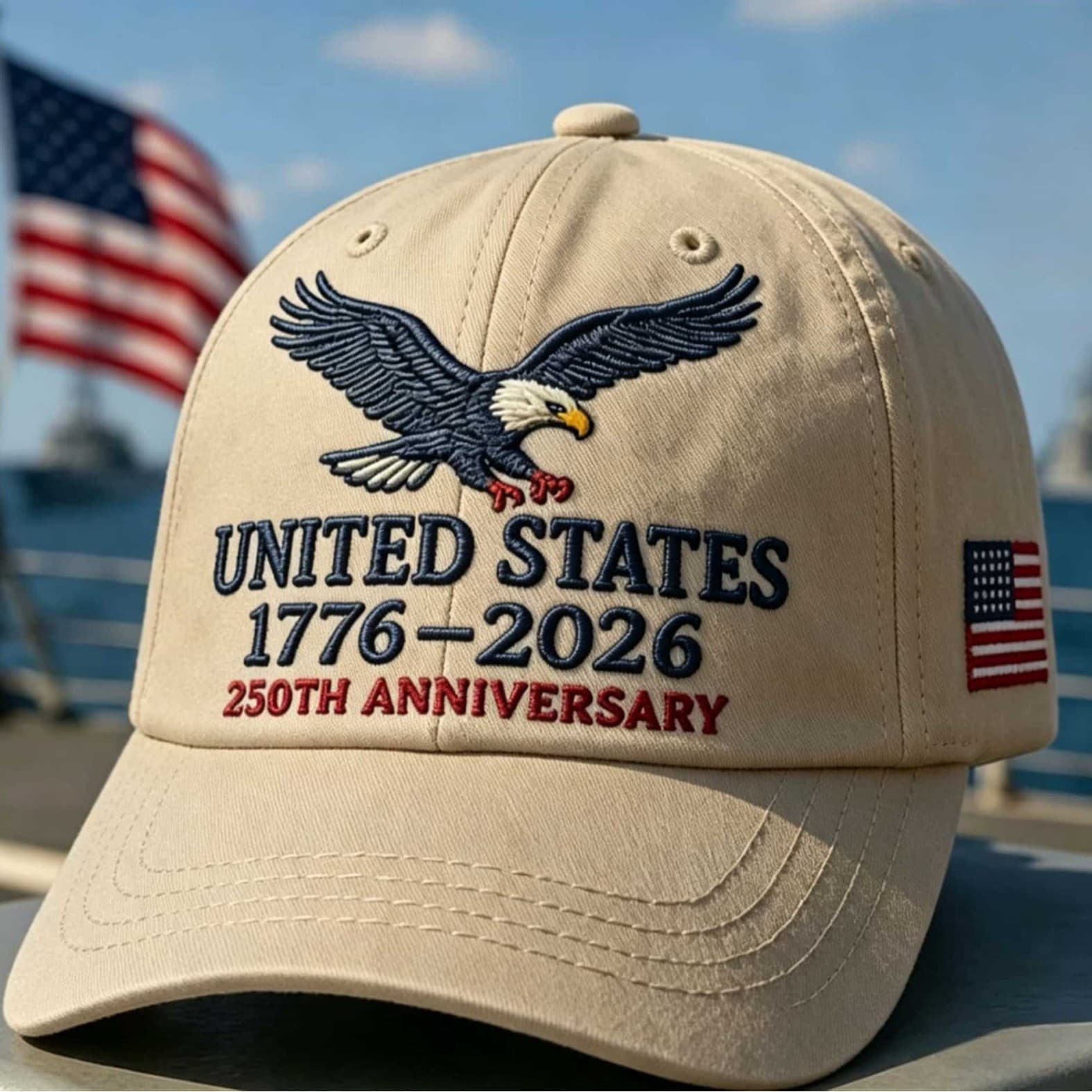 (Cross-border trading), (Wholesale), travel breathable baseball cap, American style, with embroidery 5