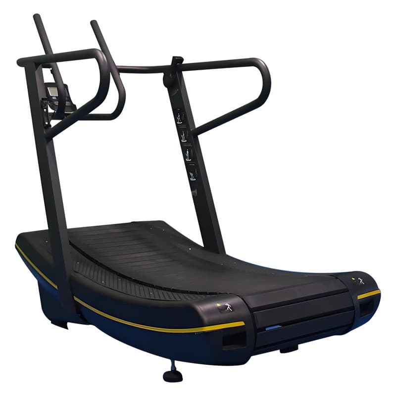 Treadmill without power Commercial household plug-in magnetic control multi-speed nylon aluminum belt gym equipment without resistance 5