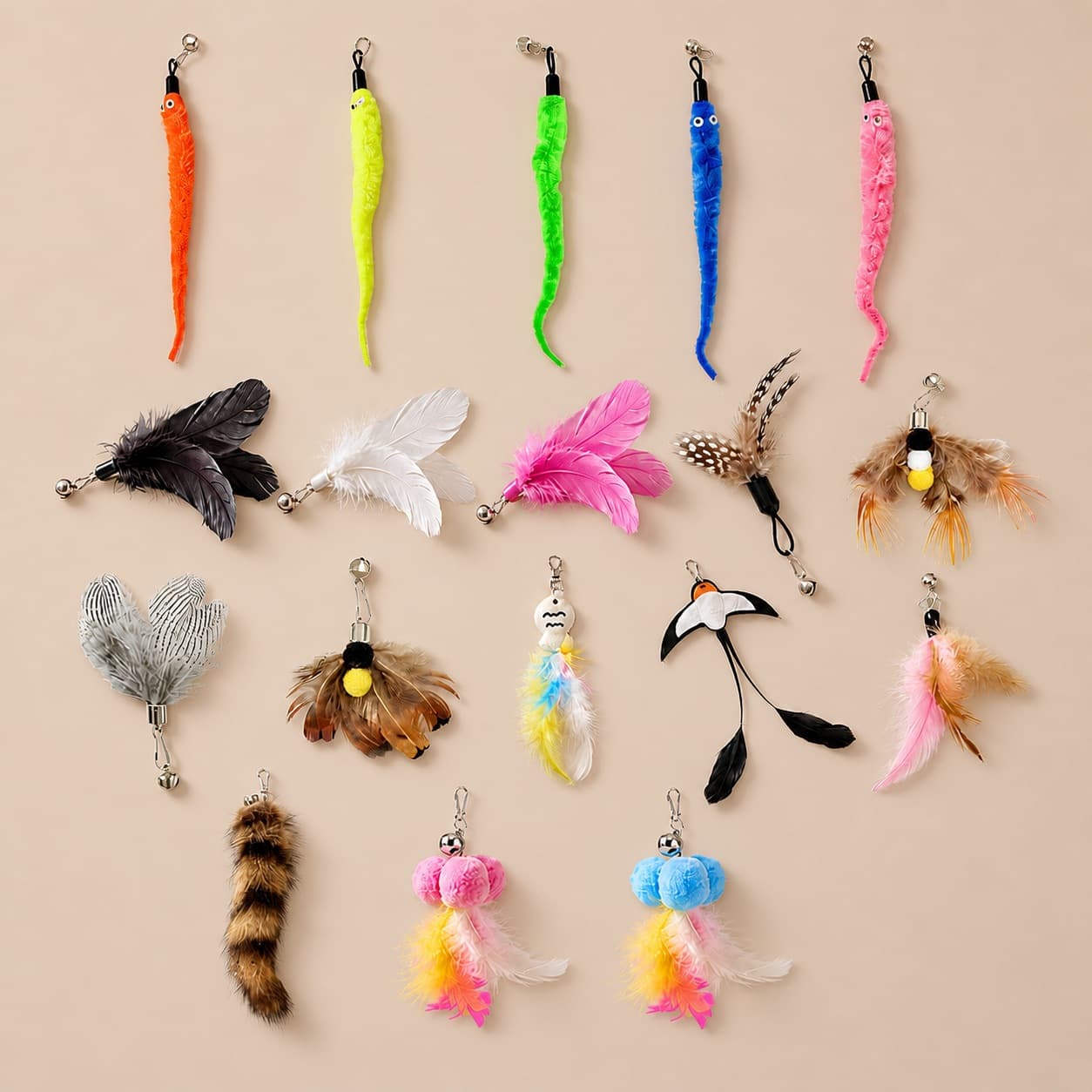 Changeable small bell, toy with accessories, cat 1
