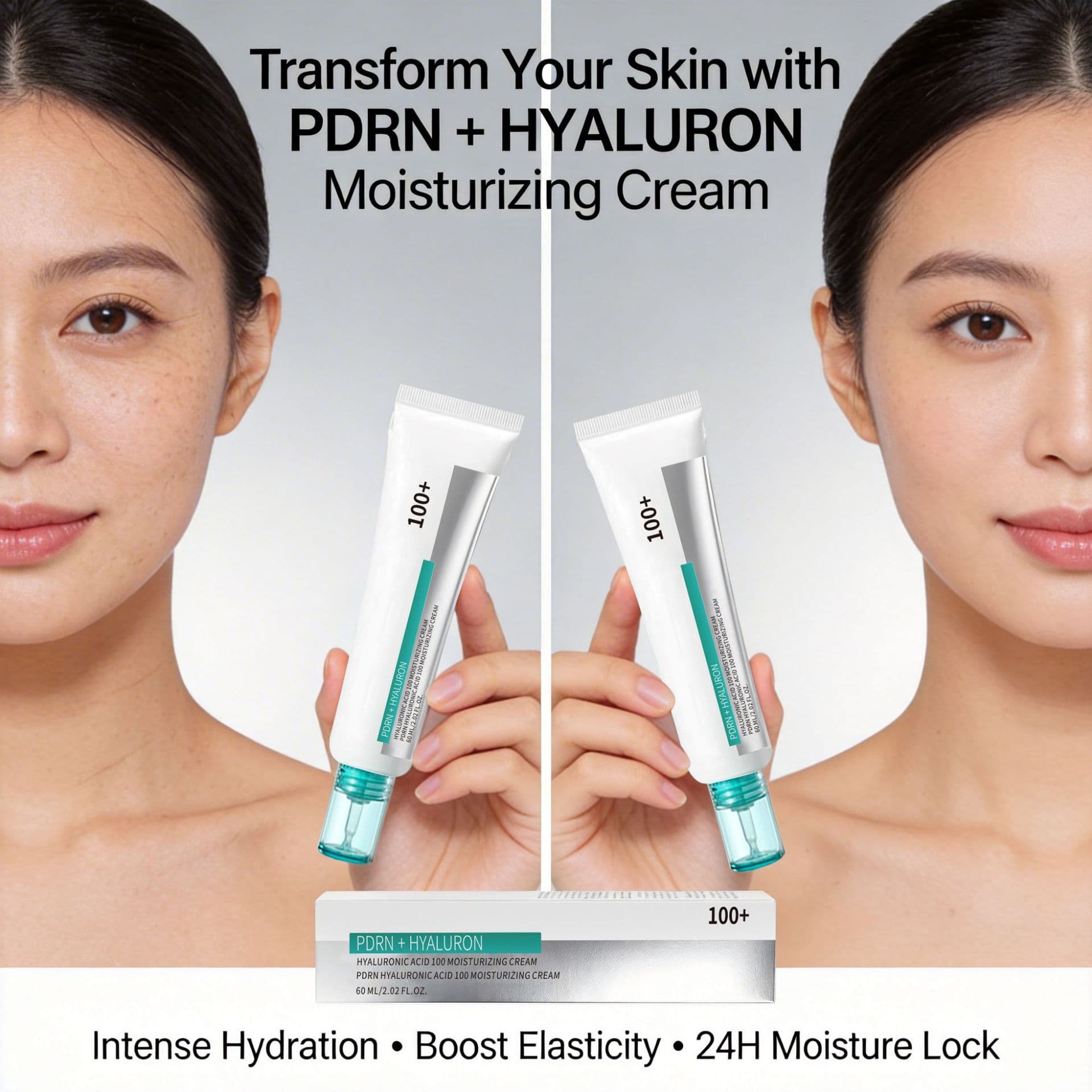 (Cross-border trading), transparent moisturizing soft cream with hyaluronic acid 4