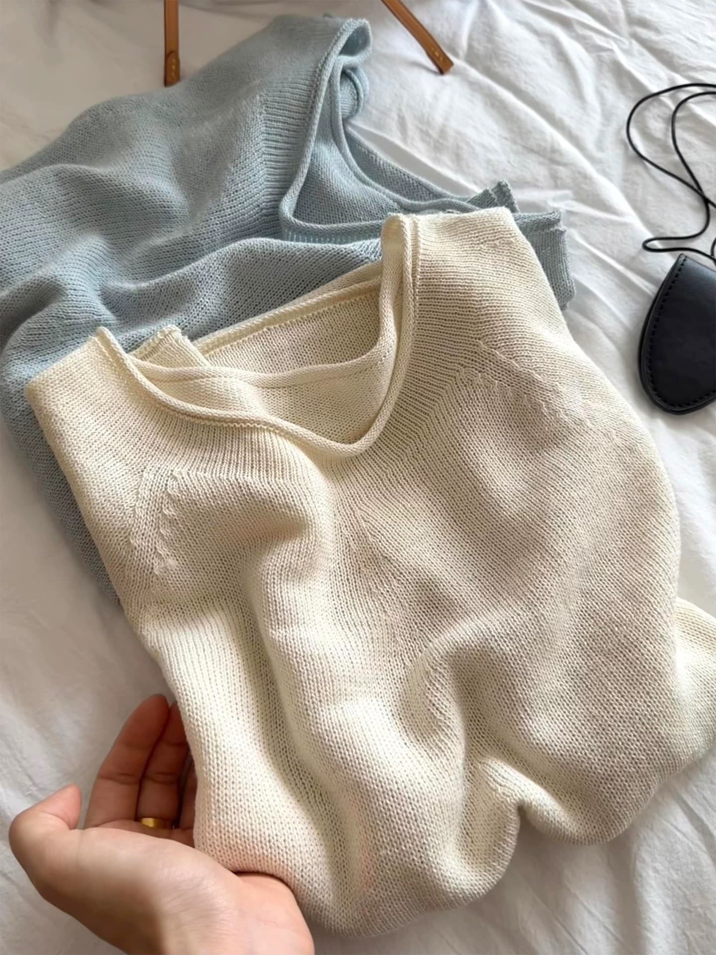 Import knitted thin sweater, oversize, loose fit 1
