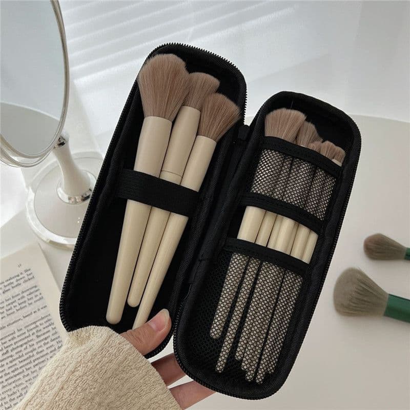 Black brush, organizer bag, shoulder bag to go out for traveling, handheld storage box 4
