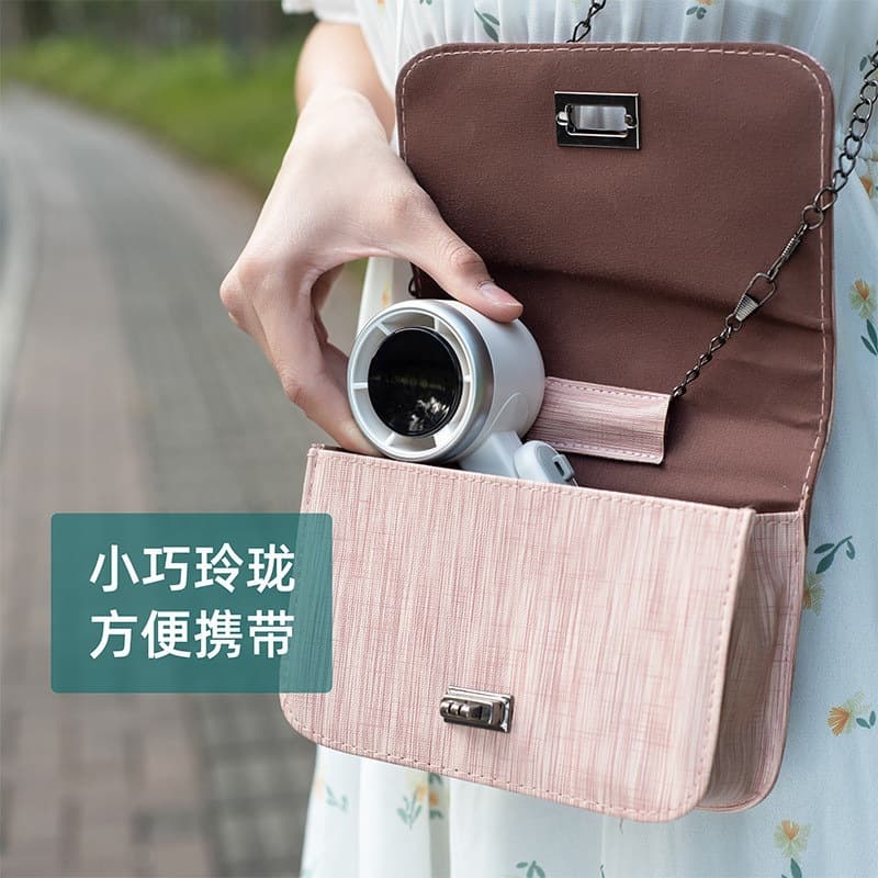 Folding table small handheld air fan 4