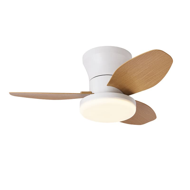 Nordic restaurant fan light 2024 new ceiling fan light bedroom fan children's room frequency conversion ceiling fan small apartment fan light 5