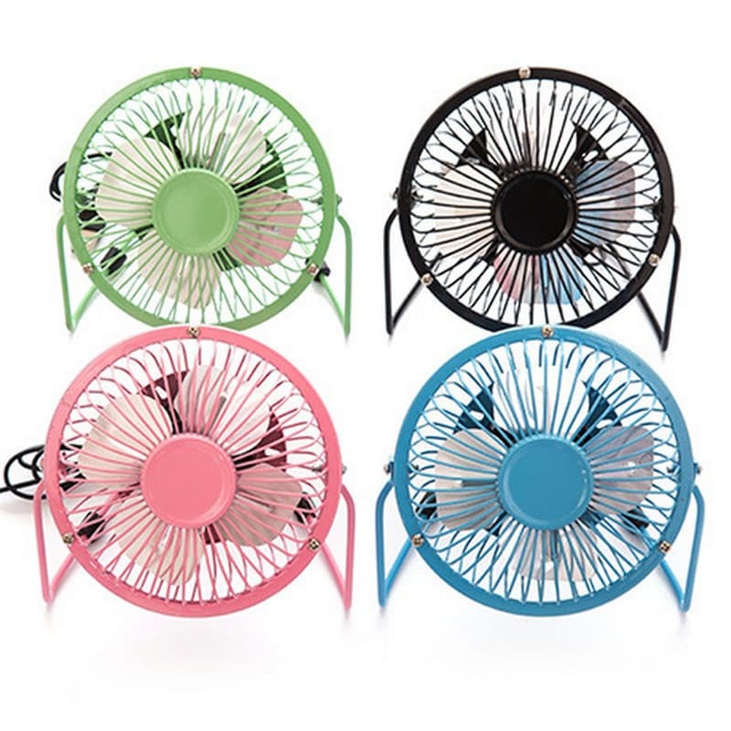 Silent two-speed high wind small fan usb mini desktop small desktop portable office bed electric fan 5