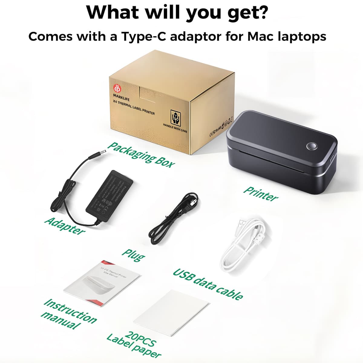 4x6 Direct Thermal Bluetooth Barcode Label Printer 5