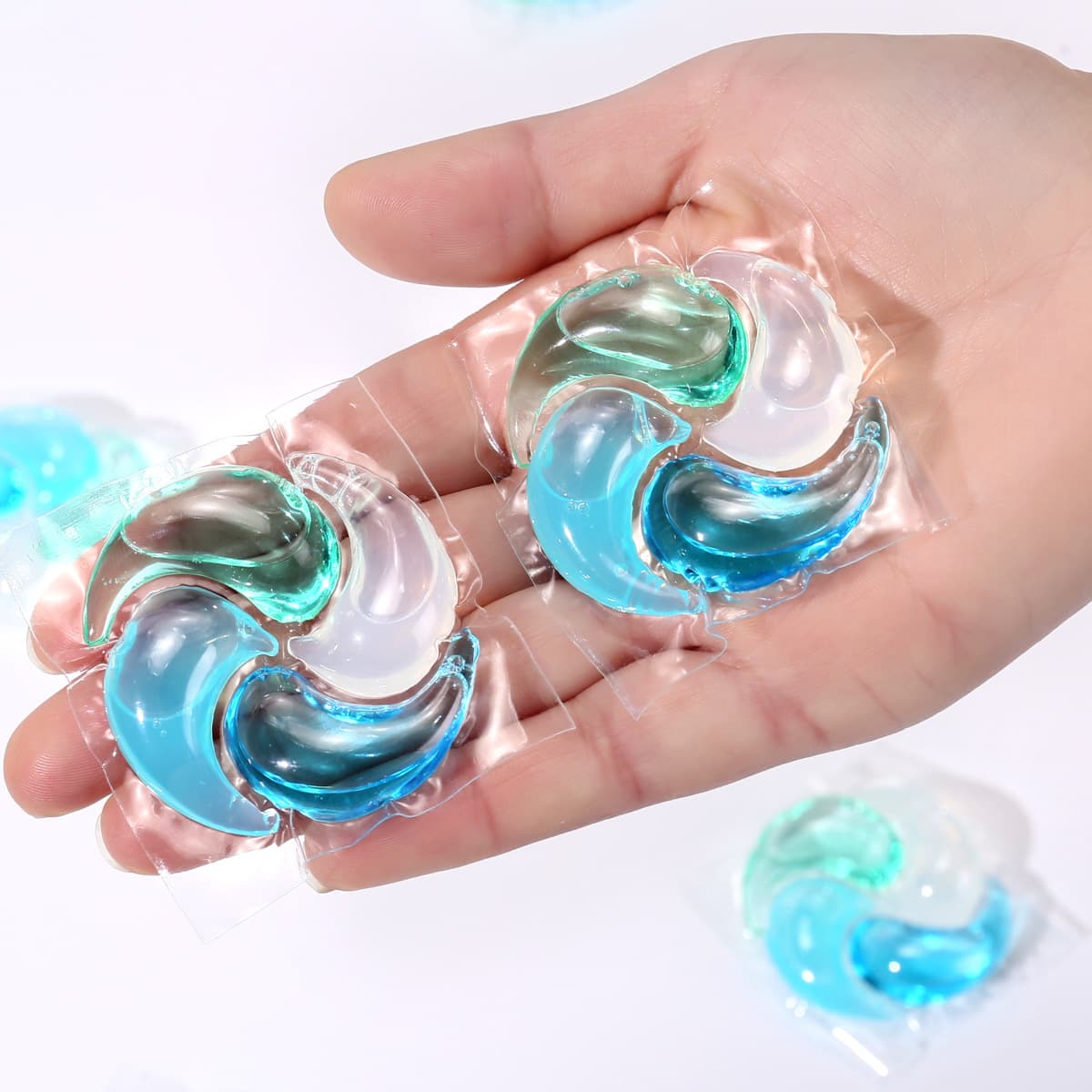 Laundry capsules strongly flavoured, hygienic concentrated capsule for laundry, washing powder, 30 pieces, long-term effect, 10G 3