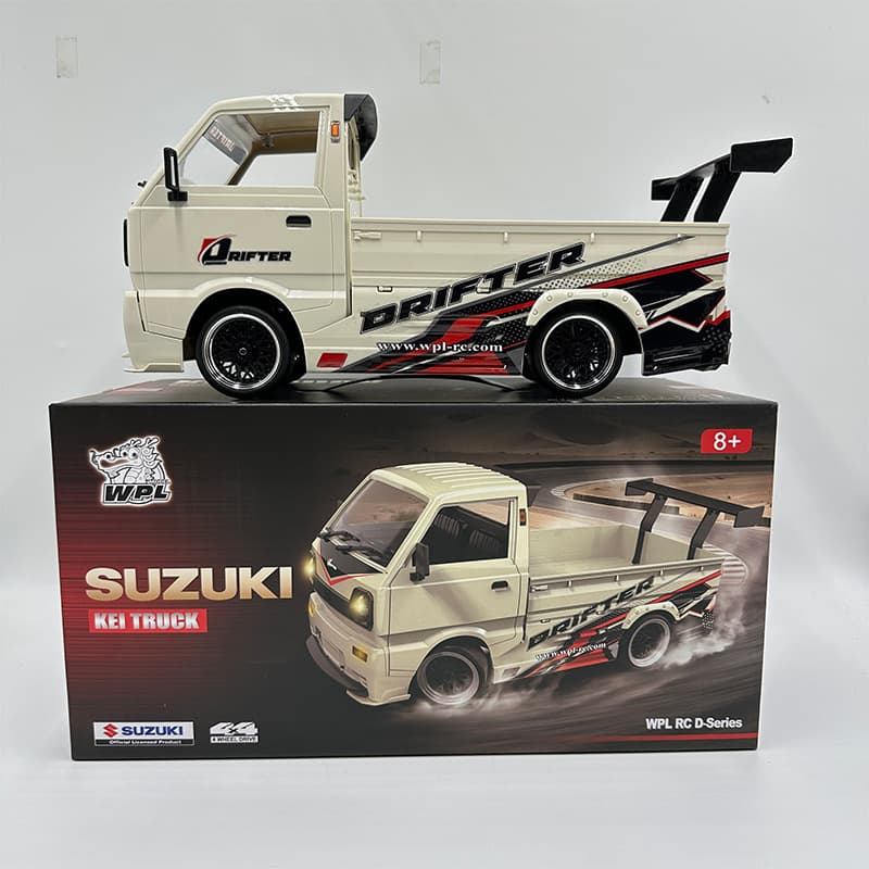 Naughty Dragon D14S remote control car full scale 1:10 electric brushless Suzuki truck low lying belt surrounded RC car model 4