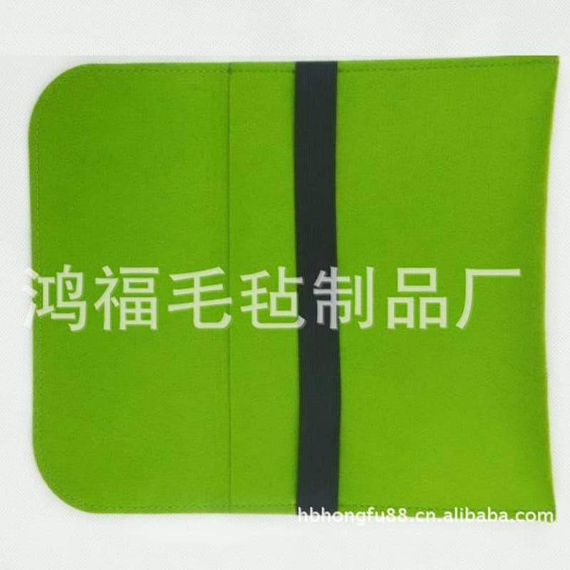 Manufacturer produces customized ipad felt computer bag Hebei green IPAD felt bag 3