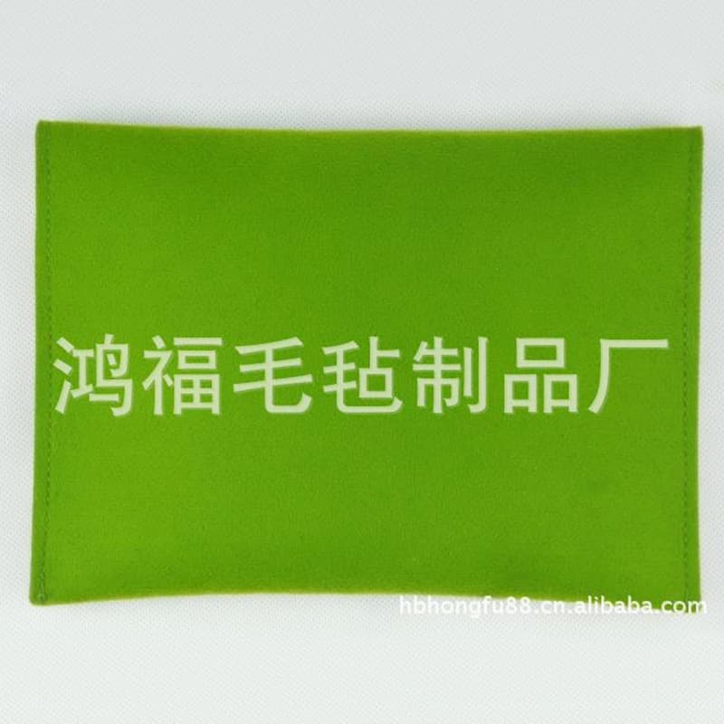 Manufacturer produces customized ipad felt computer bag Hebei green IPAD felt bag 4