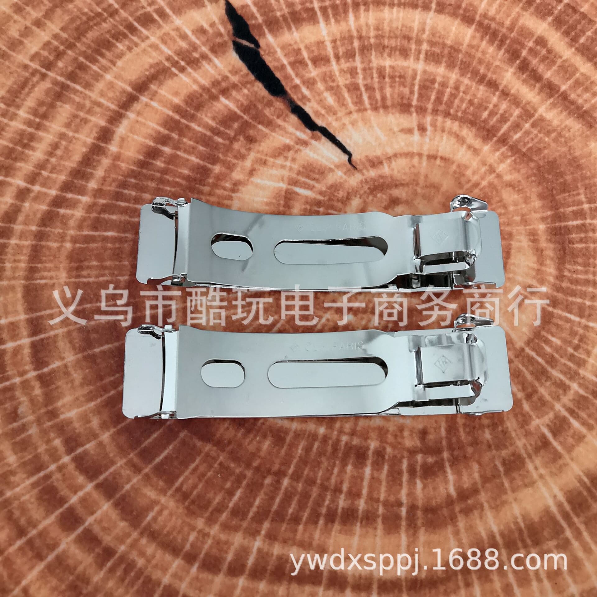 Korean CLIP FRANCE hairpin wide two-piece automatic clip spring clip edge steel clip accessories wholesale 4
