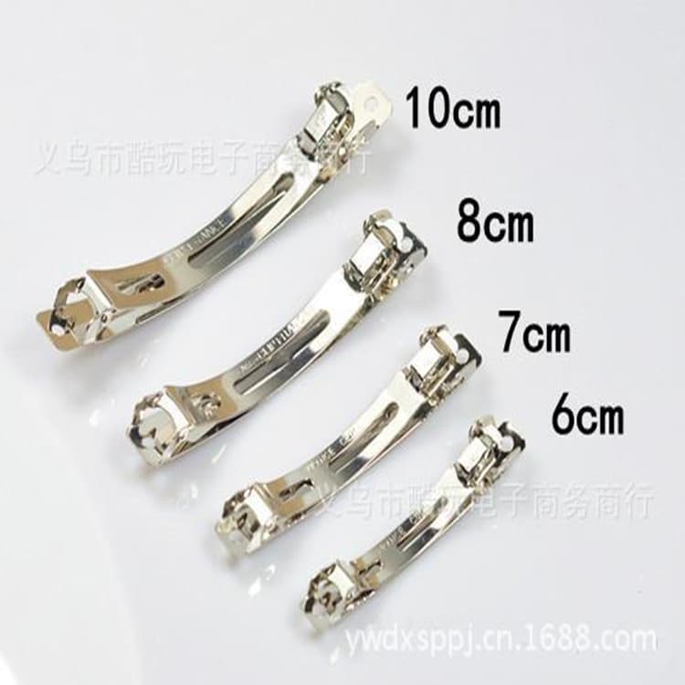 Korean CLIP FRANCE hairpin wide two-piece automatic clip spring clip edge steel clip accessories wholesale 1