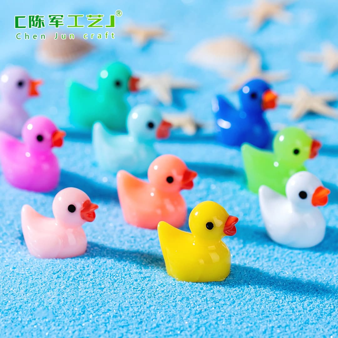 B.Duck, pendant, micro landscape, minifigures, creative decorations with accessories, accessory, resin decor, duck