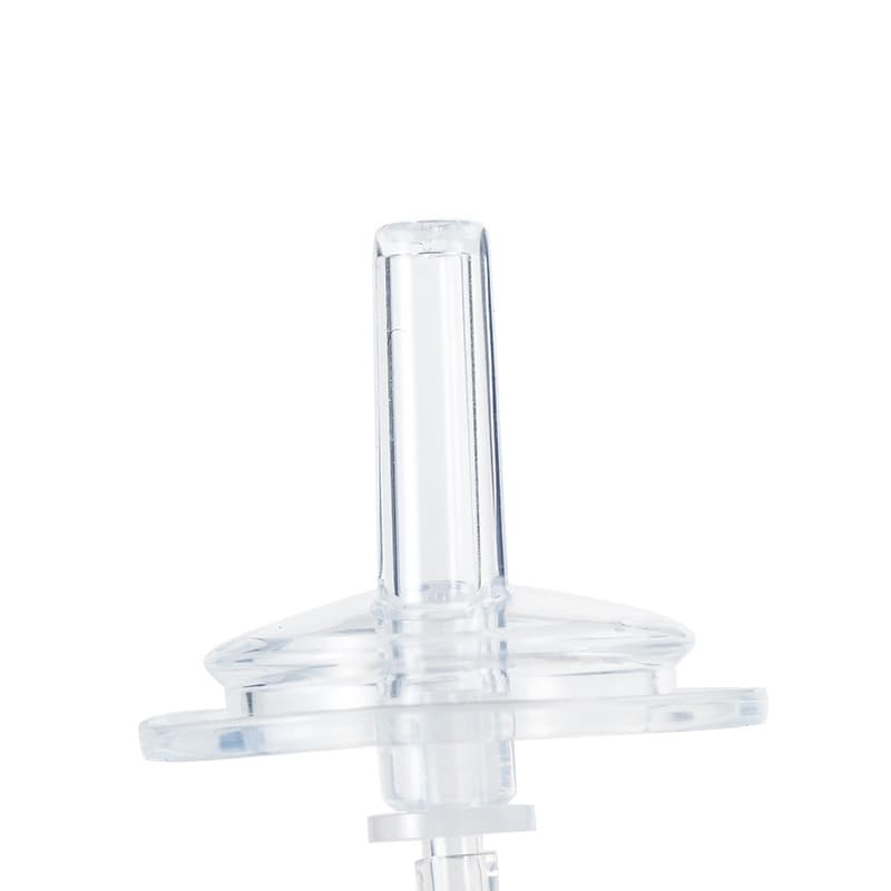 Wide Neck Glass Feeding Bottle with Straw and Compatible Accessories 4