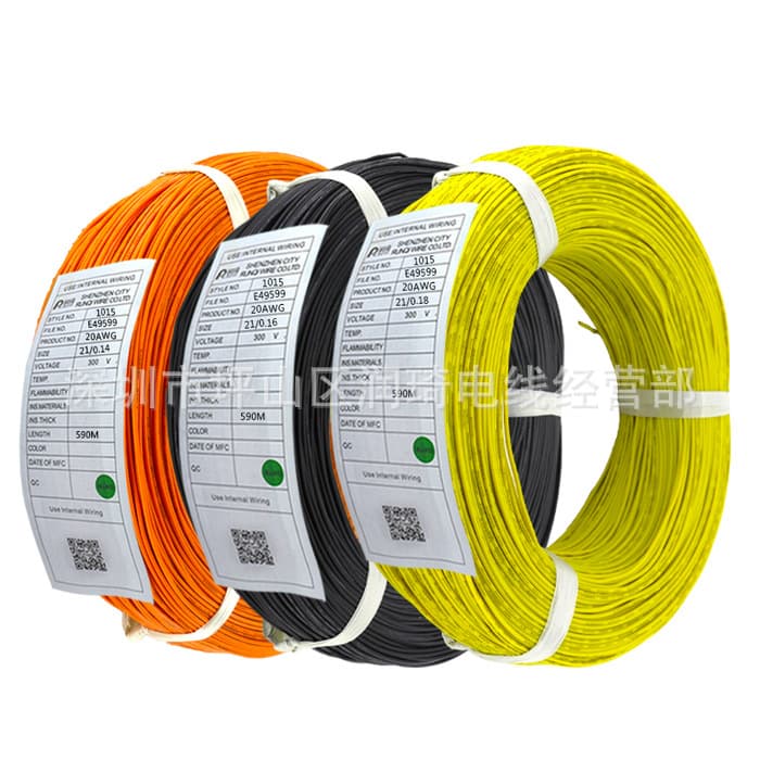 Electronic wire manufacturers direct sales 1007 electronic line 30# to 18# UL US standard electric wire environmentally friendly tin plated copper wire 1